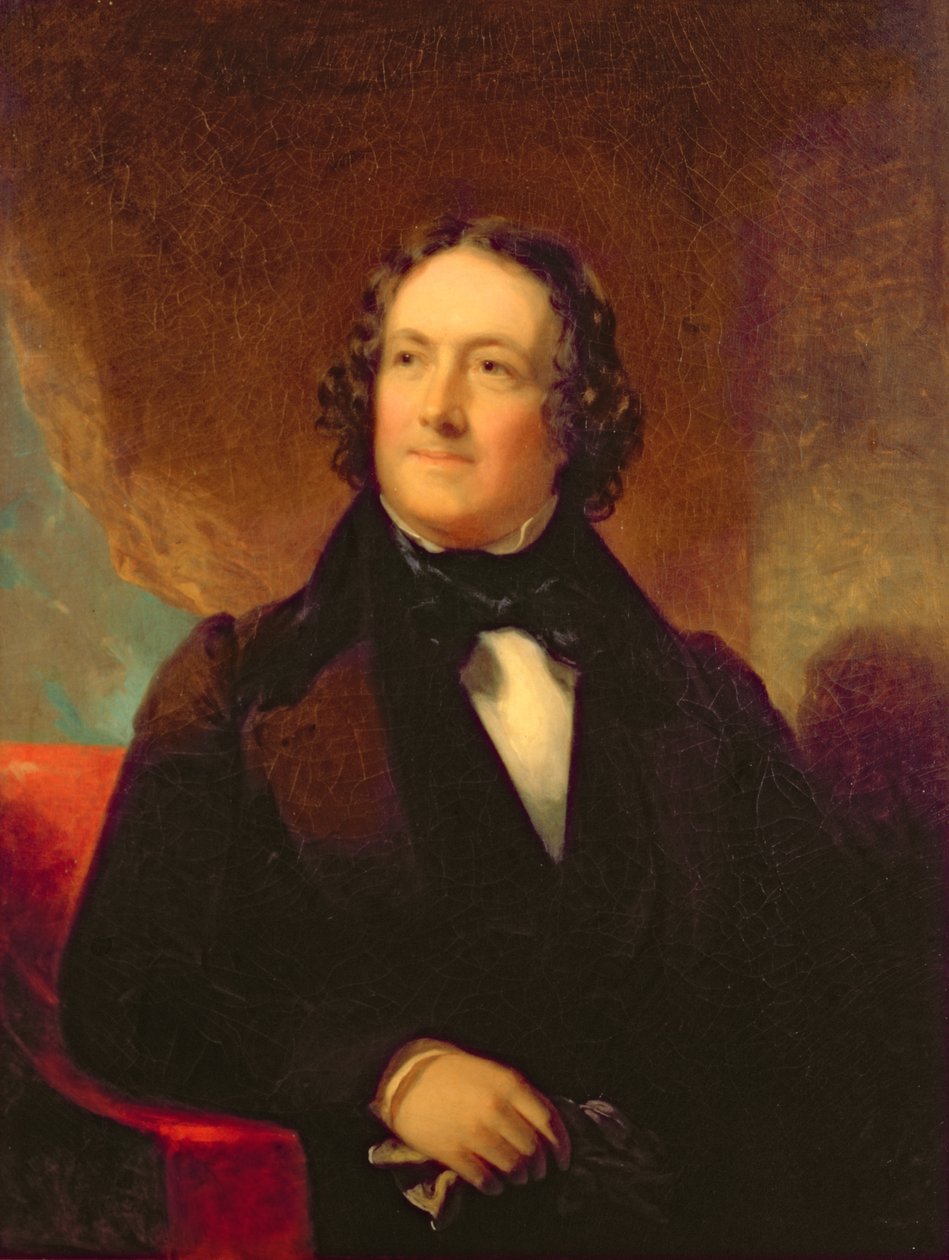 Nicholas Biddle (1750-78) kopie van een origineel door James Peale door Christian Schussele