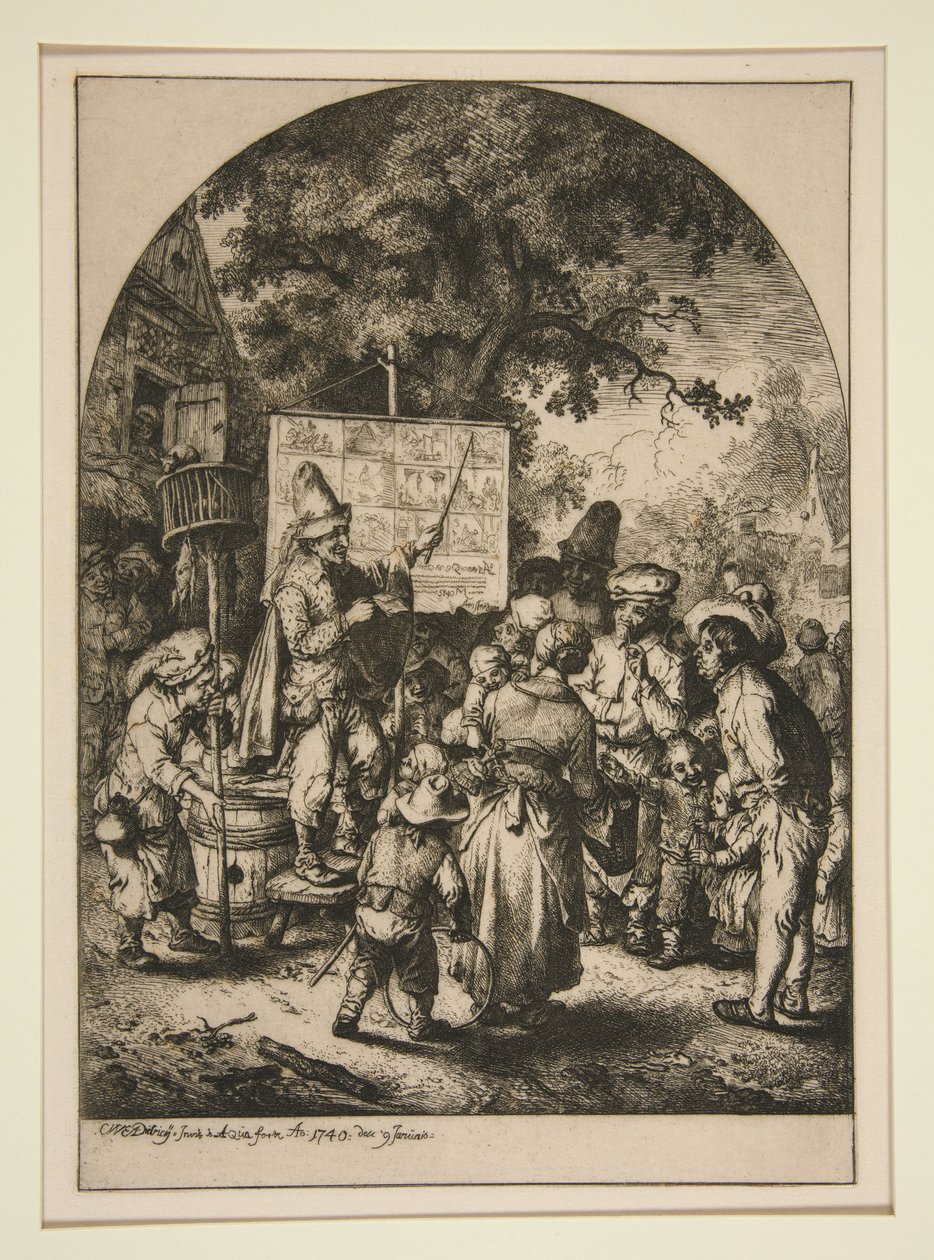 De kwakzalver door Christian Wilhelm Ernst Dietrich