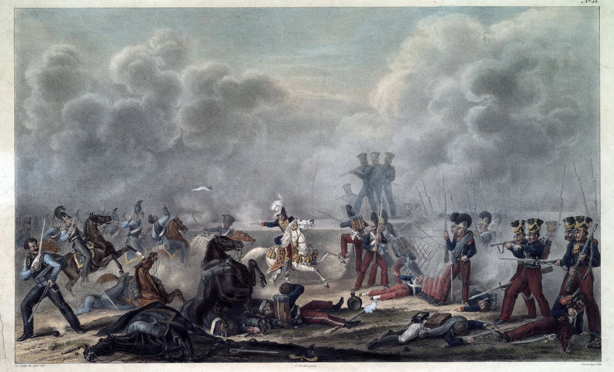 Op het slagveld van Borodino door Christian Wilhelm von Faber du Faur