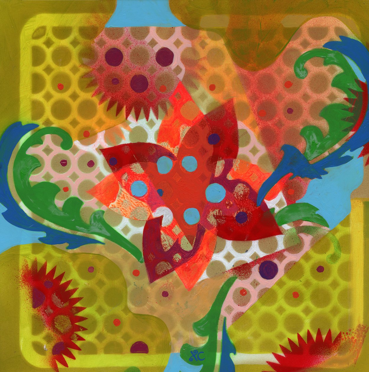 Meditatie 39, ca. 2017 door Christina Saj