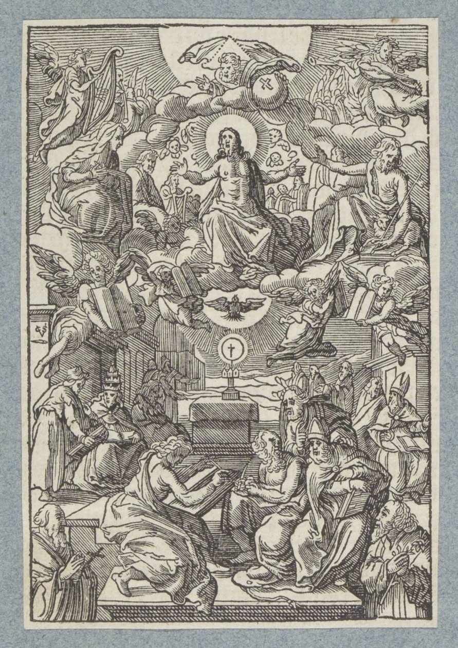 Twist tussen de kerkvaders over het heilig sacrament door Christoffel van Sichem (II)