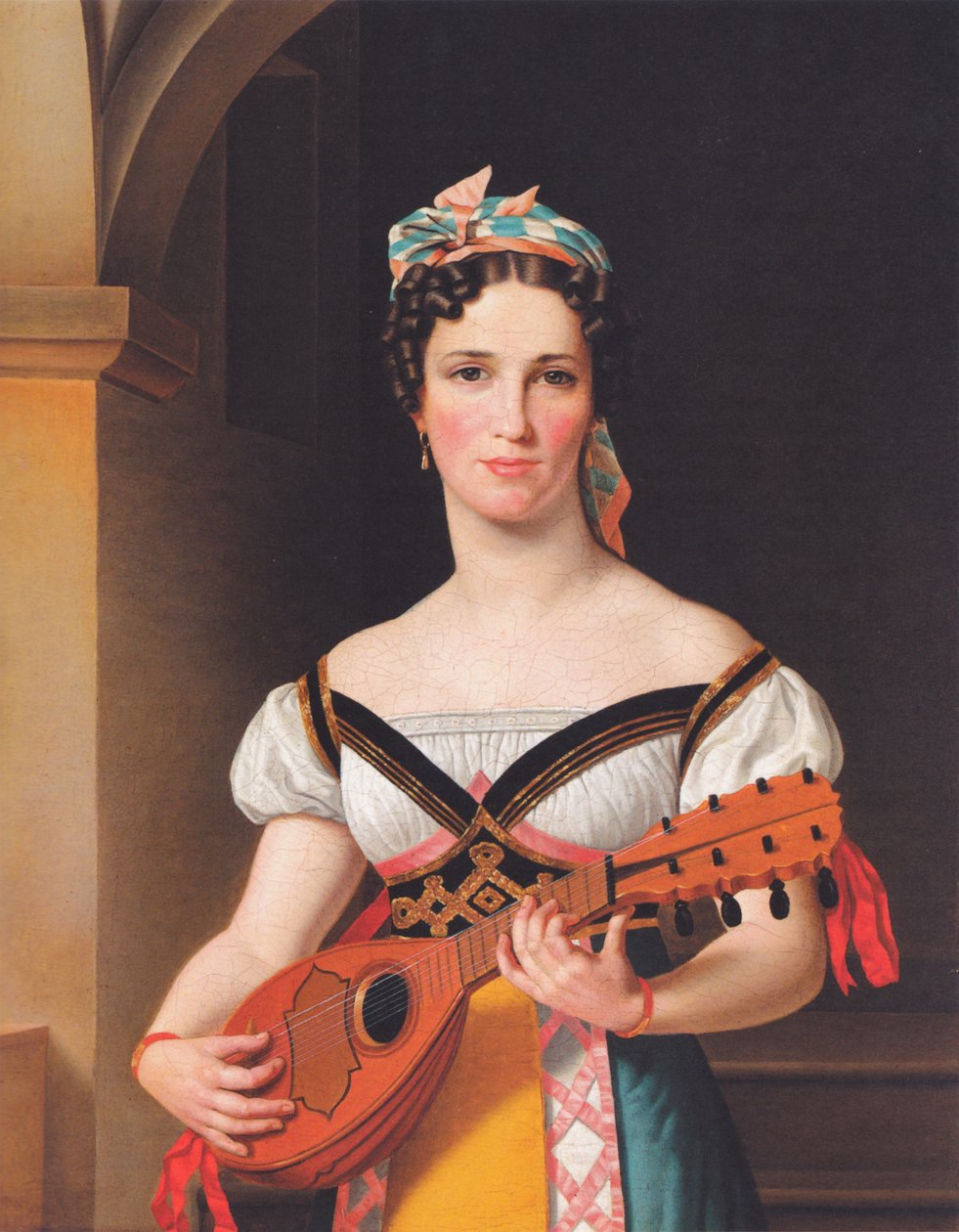 Deens: De Duitse zangeres Emilie Pohlmann als Preciosa De Duitse zangeres Emilie Pohlmann als Preciosa. door Christoffer Wilhelm Eckersberg