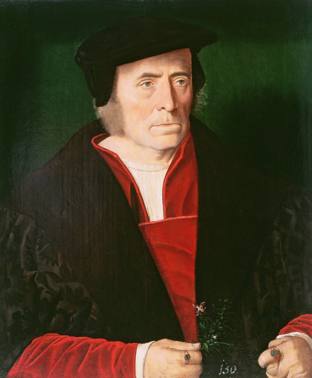 Portret van een Man door Christoph Amberger