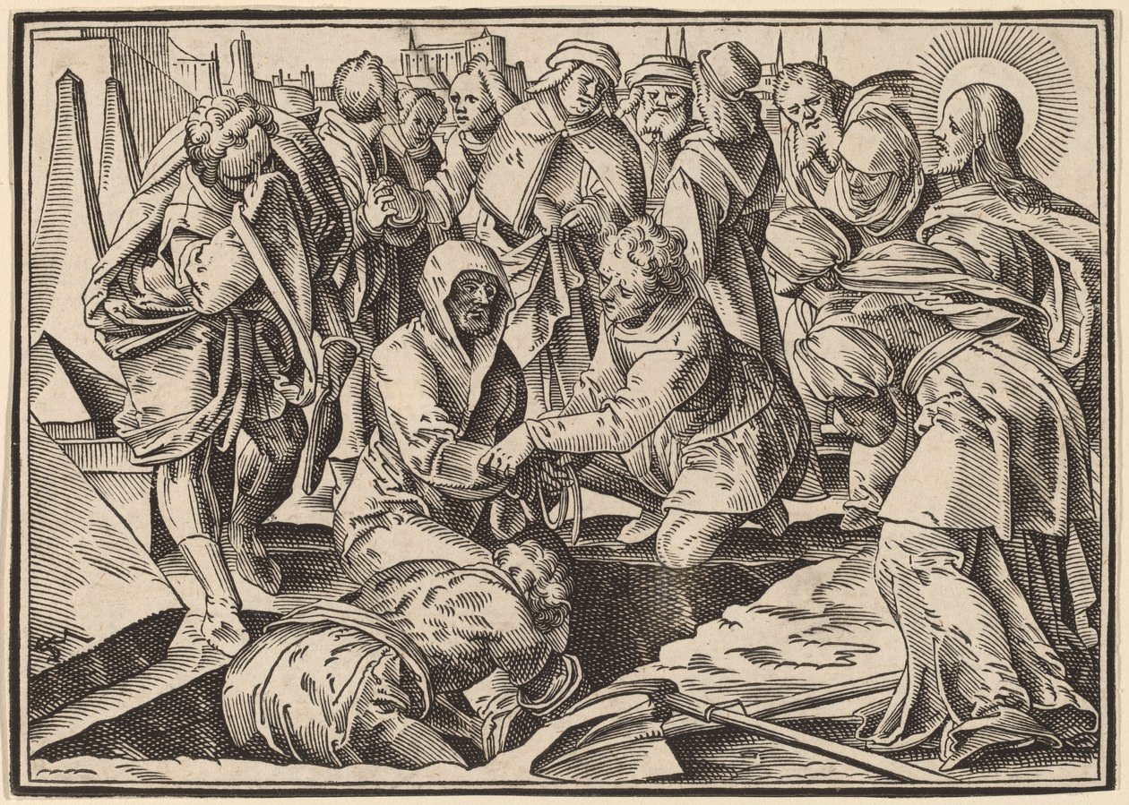 Christus Vertelt Zijn Discipelen over het Laatste Oordeel door Christoph Murer