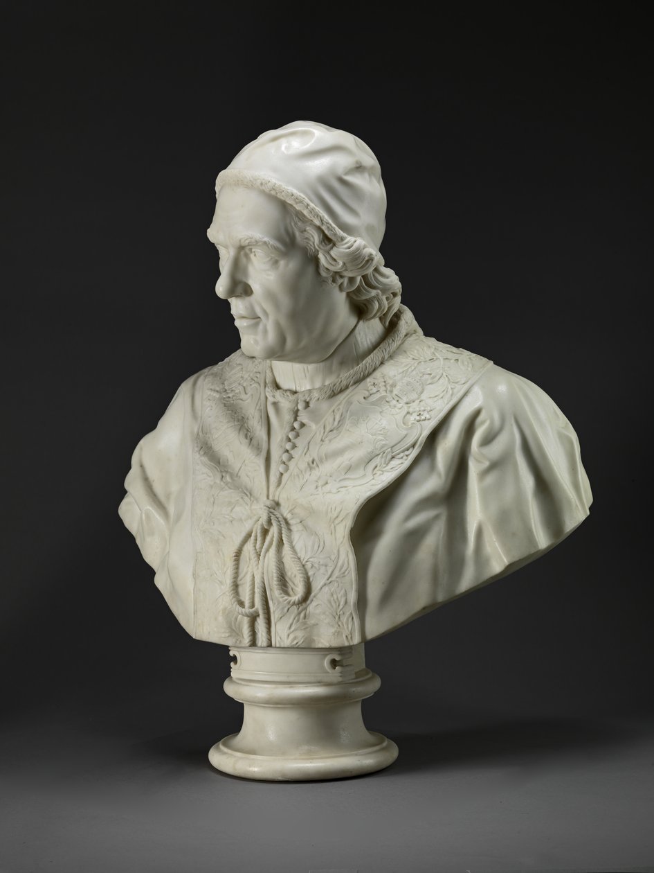 Paus Clemens XIV (1705-74) door Christopher (attr.to) Hewetson