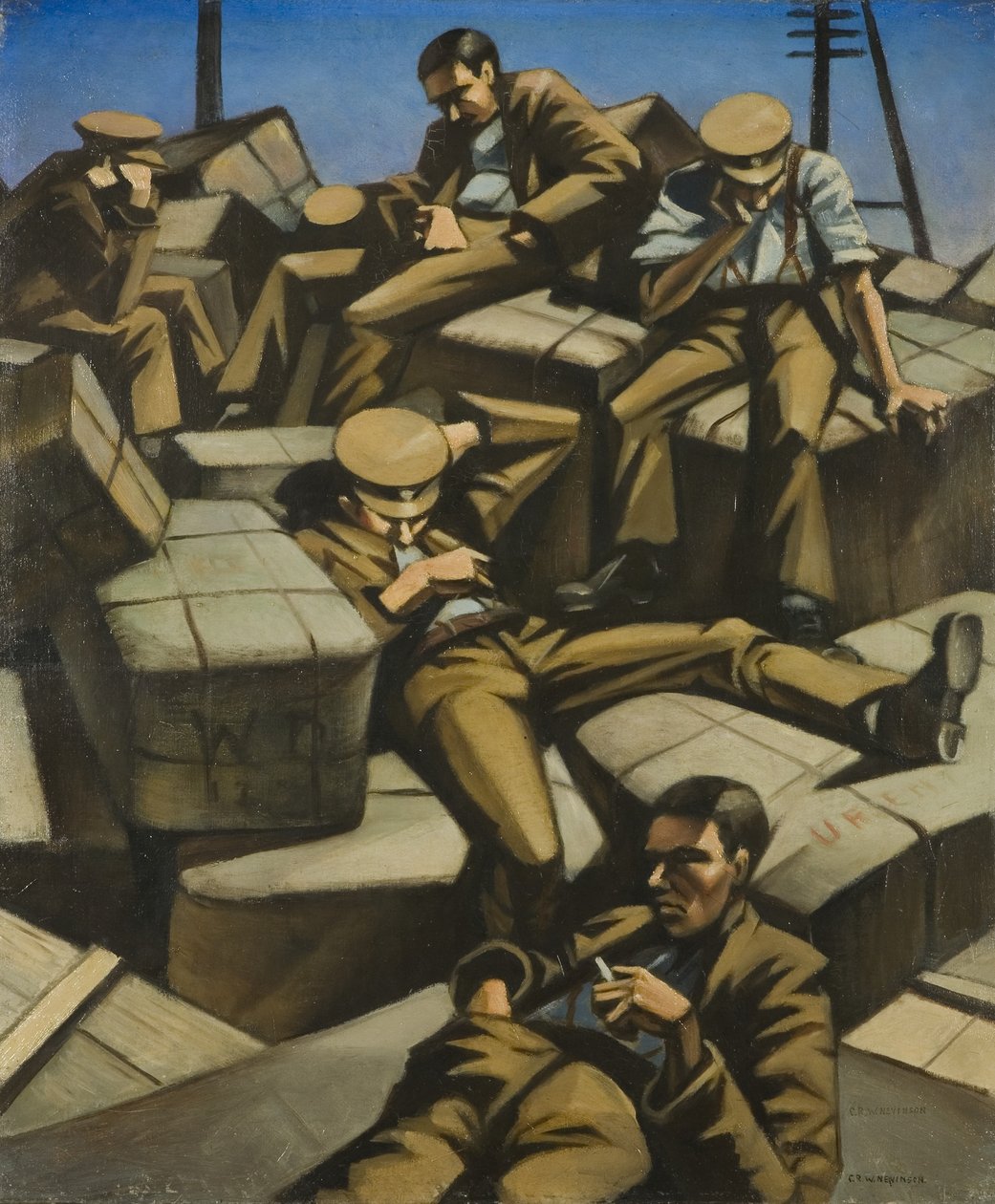 Doodmoe door Christopher Richard Wynne Nevinson