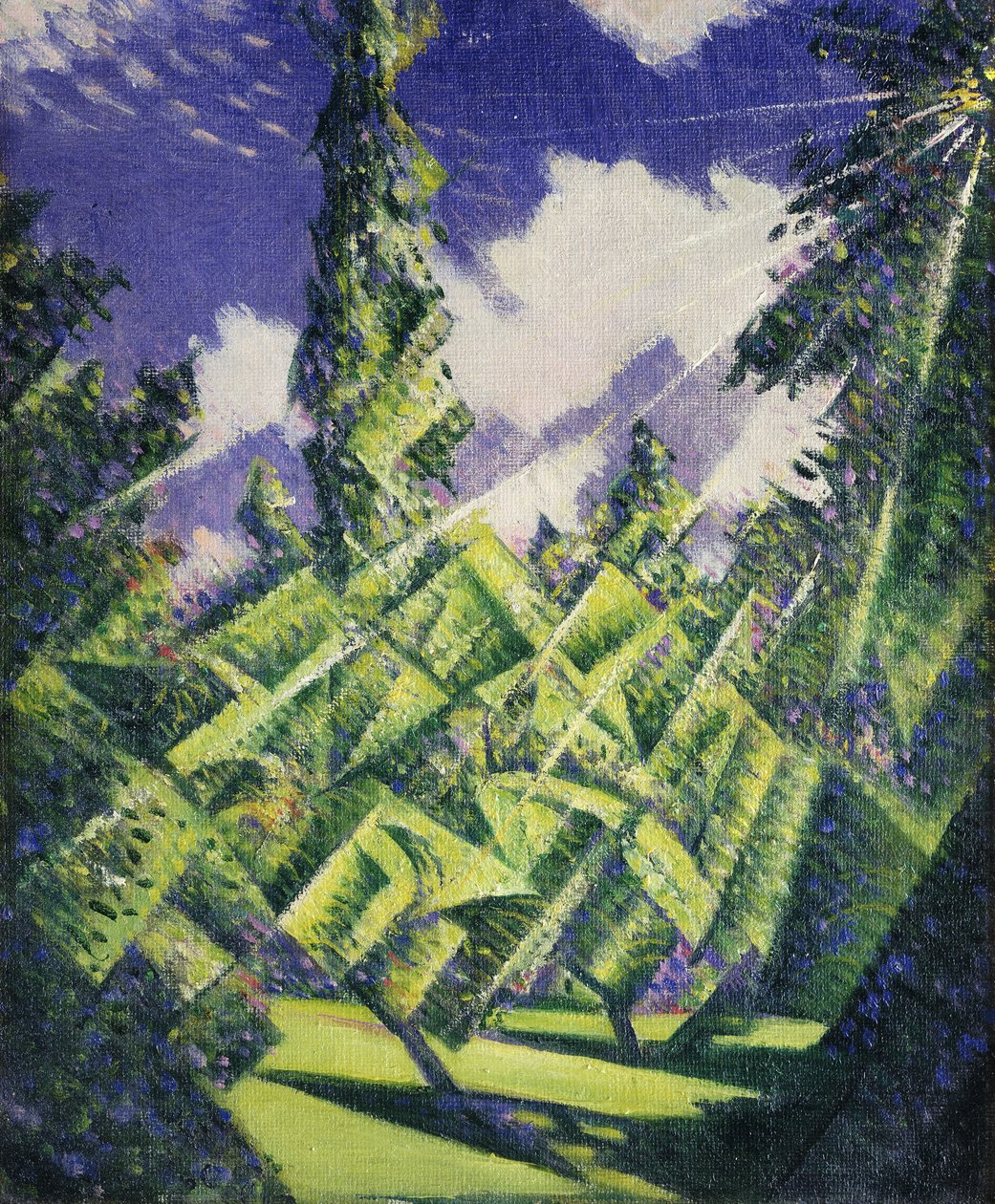De Vier Seizoenen: Zomer door Christopher Richard Wynne Nevinson