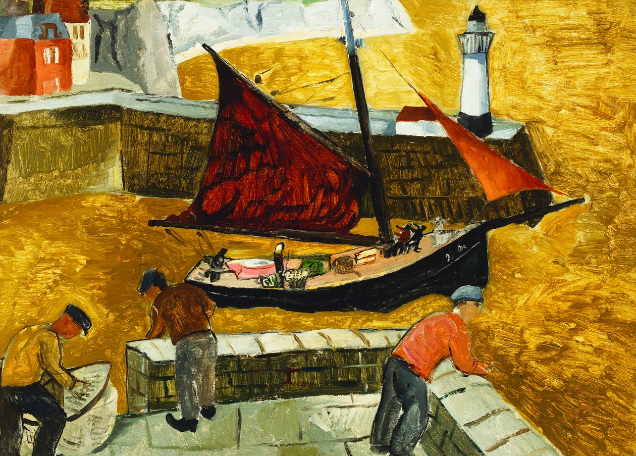 Mousehole, Cornwall door Christopher Wood