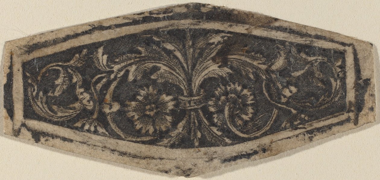 Ornament in Zeshoekige Vorm door Circle of Francesco Francia