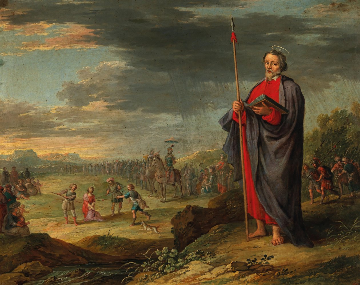 Frans Francken II (cirkel) Evangelist en spottende Christus door Circle of Frans Francken the Younger