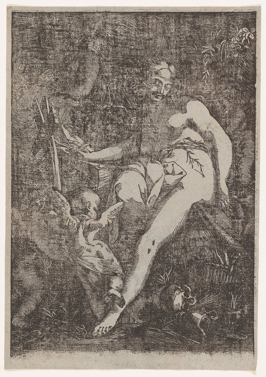 Sint Maria Magdalena in Boetedoening, 1590-1607 door Circle of Giuseppe Scolari