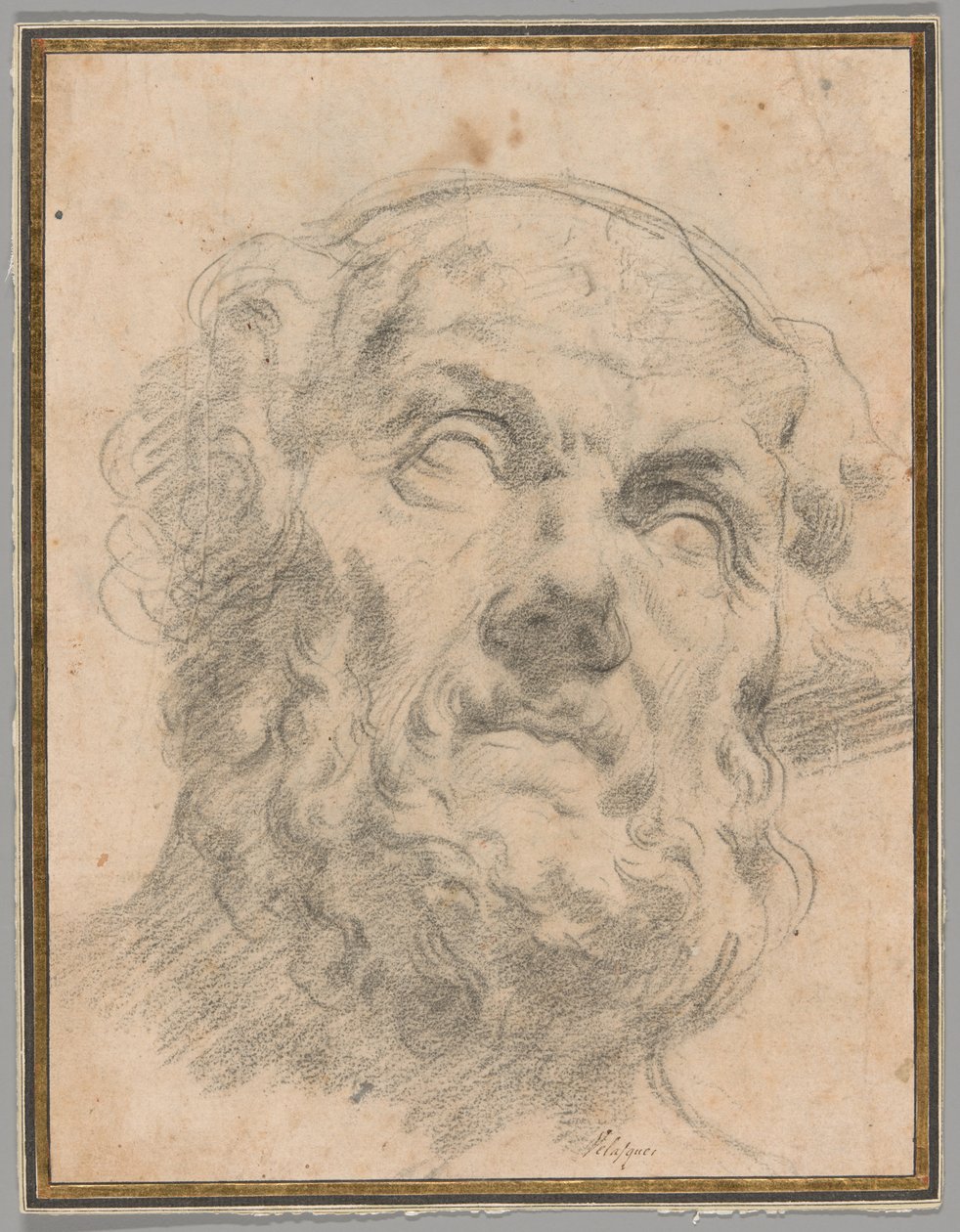 Hoofd van een Oude Man, mogelijk Seneca door Circle of Peter Paul Rubens