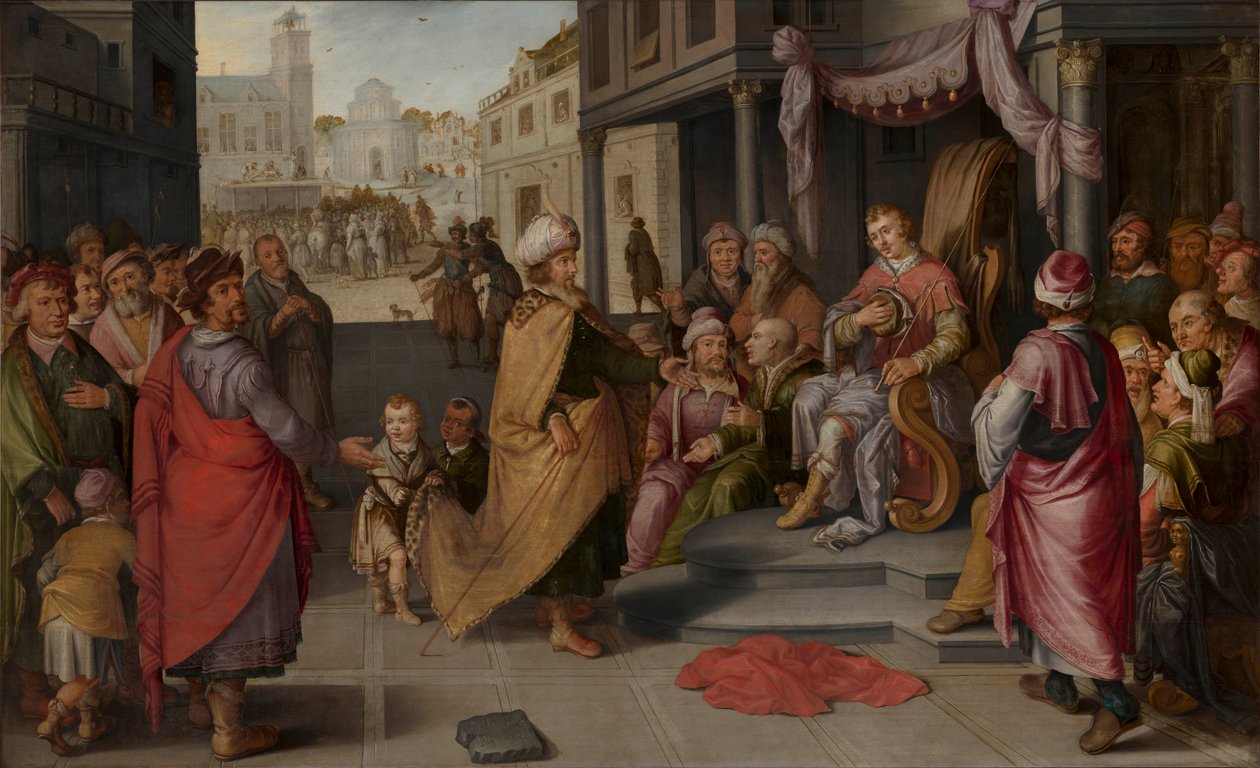 Het oordeel van Cambyses, 1620 door Claes Jacobsz van der Heck