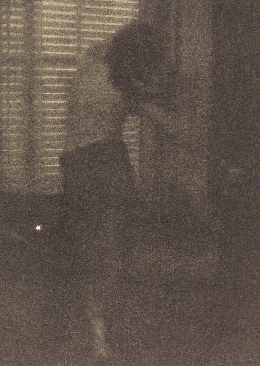 Model in New York Studio, ca. 1915 door Clarence H White