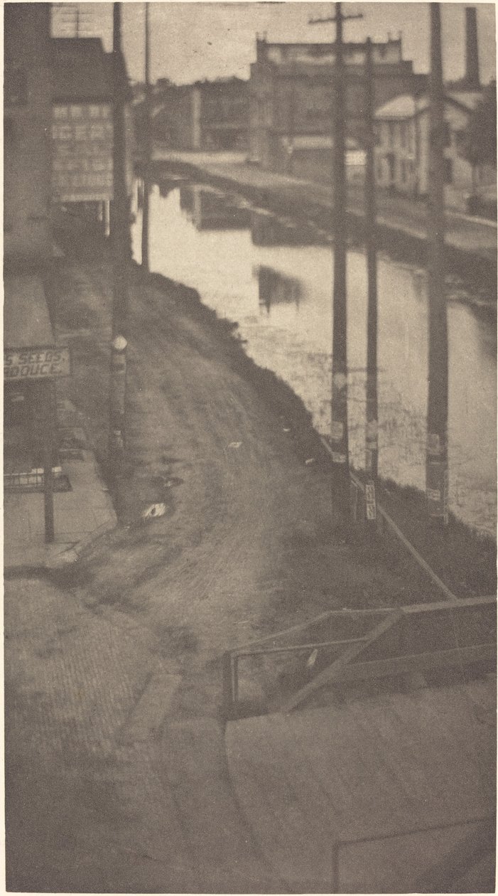 Telegraafpalen door Clarence H. White