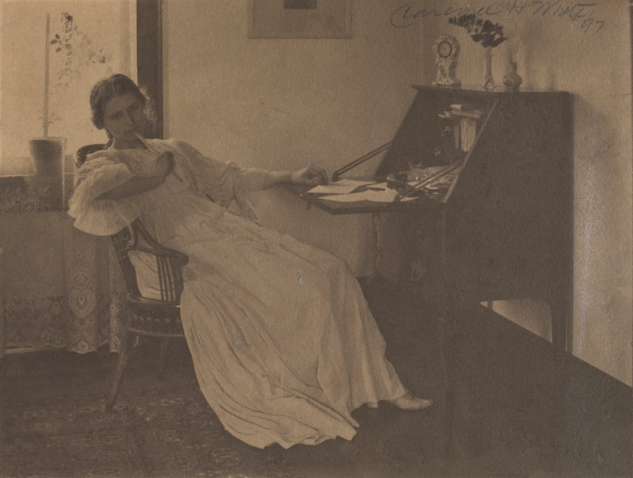 Wat Zal Ik Zeggen, 1896 door Clarence H. White