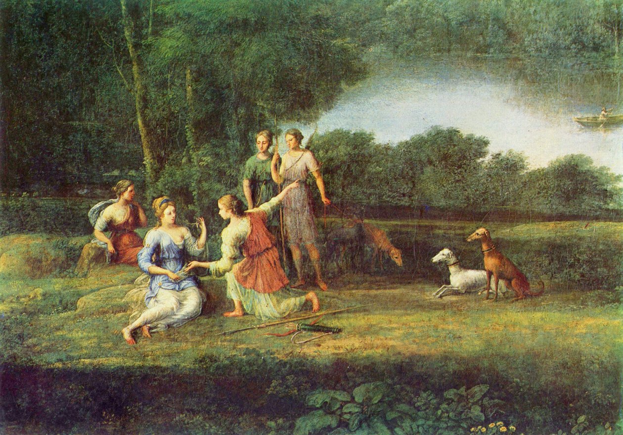 Egeria rouwt om Numa door Claude Lorrain