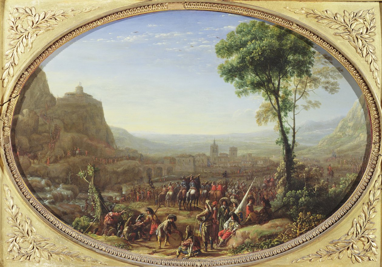 De Pas van Susa Ingenomen door Lodewijk XIII in 1629 door Claude Lorrain
