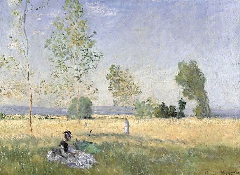De zomer door Claude Monet