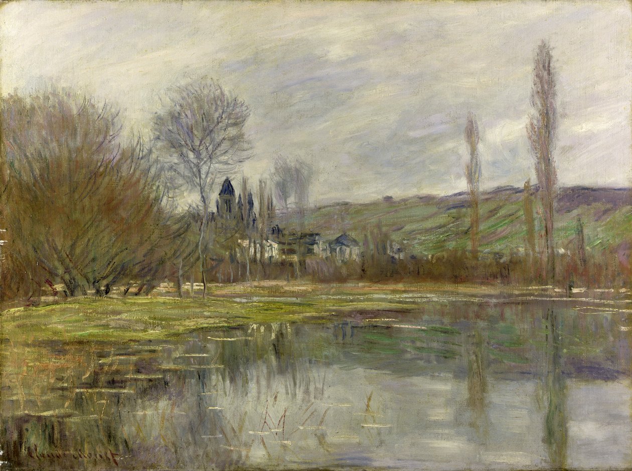 Landschap door Claude Monet