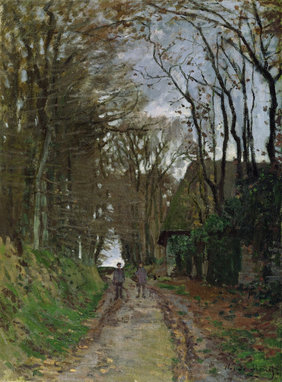 Pad in Normandië door Claude Monet