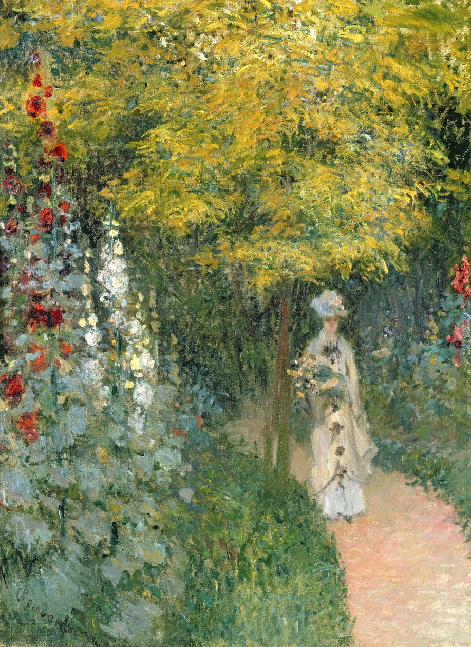 Rozen tuin door Claude Monet