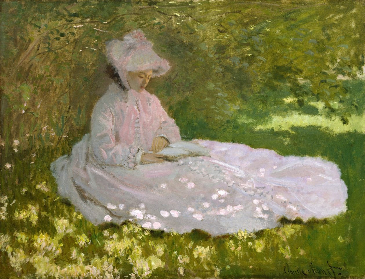Lente door Claude Monet