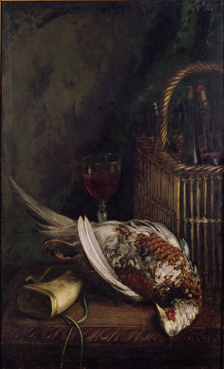 Stilleven met een fazant, c.1861 door Claude Monet