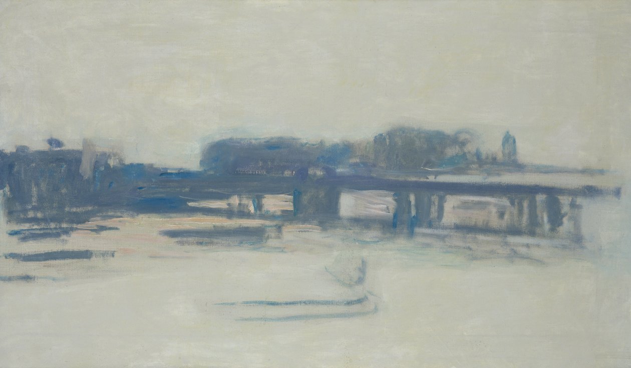 Studie voor Charing Cross Bridge, 1899-1901 door Claude Monet