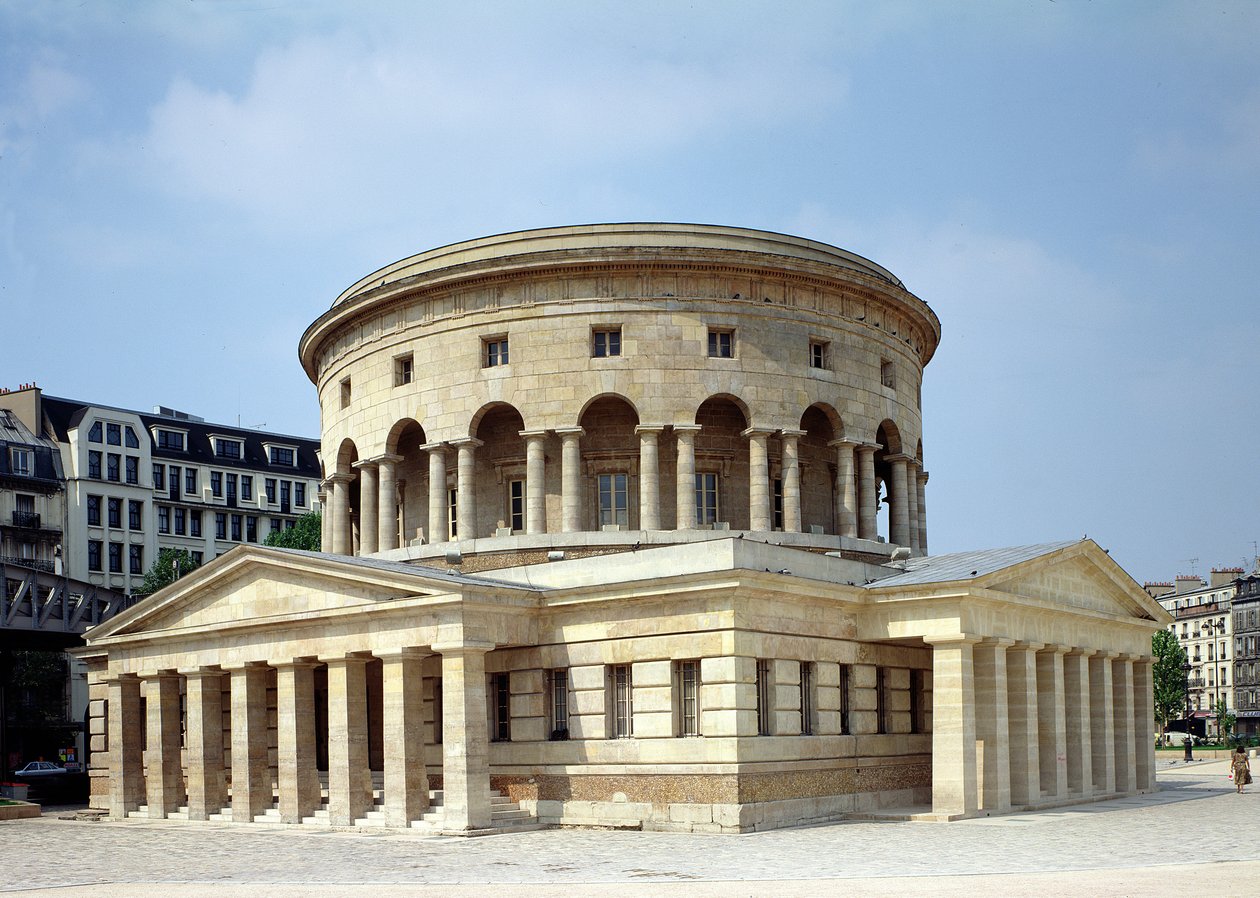 De Barrière de La Villette, 1784-87 door Claude Nicolas Ledoux