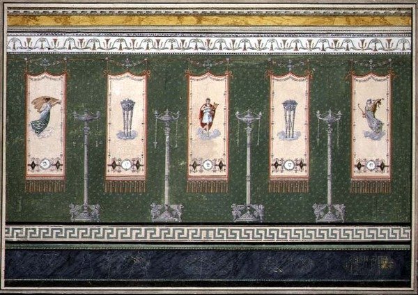 Ontwerp voor Empire-muurdecoratie door Claude Amie Chenavard