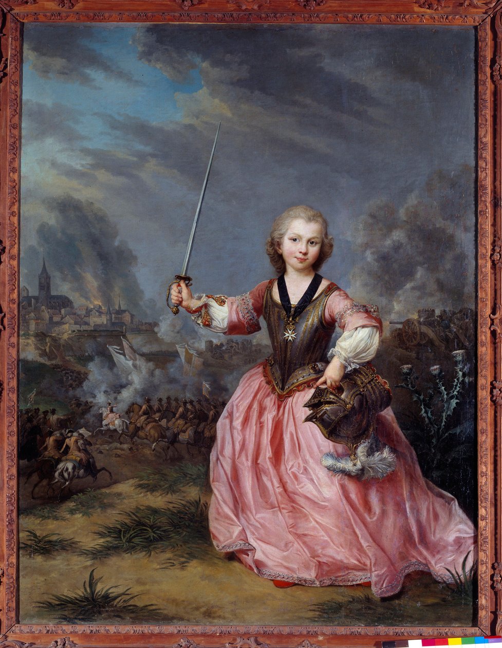 Portret van Pierre Claude Secret de Gueidan als ridder van Malta door Claude Arnulphy