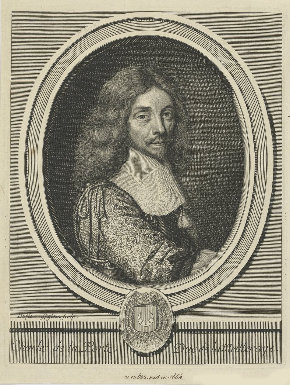 Charles de la Porte, hertog van la Meilleraye 1602-1664, ca 1690 door Claude Duflos