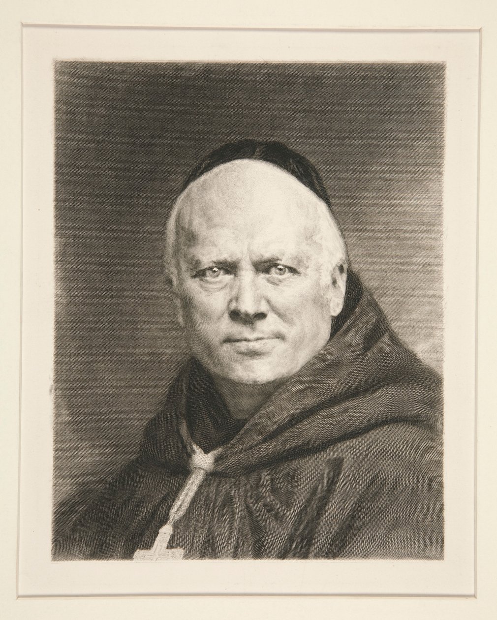 Dom Prosper Gueranger, abt van Soleames door Claude Ferdinand Gaillard