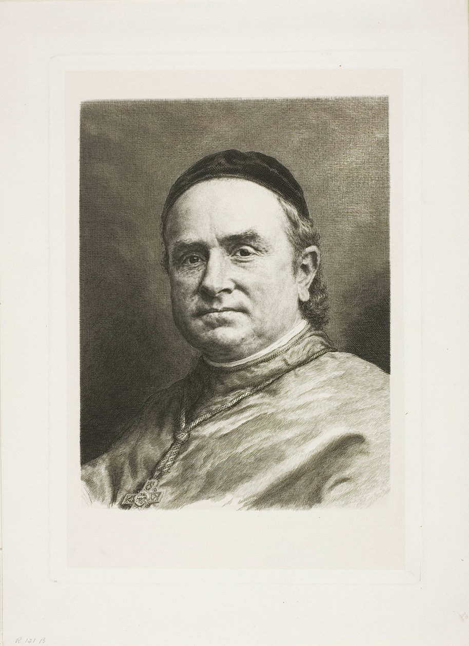 Monseigneur Pie, bisschop van Poitiers door Claude Ferdinand Gaillard