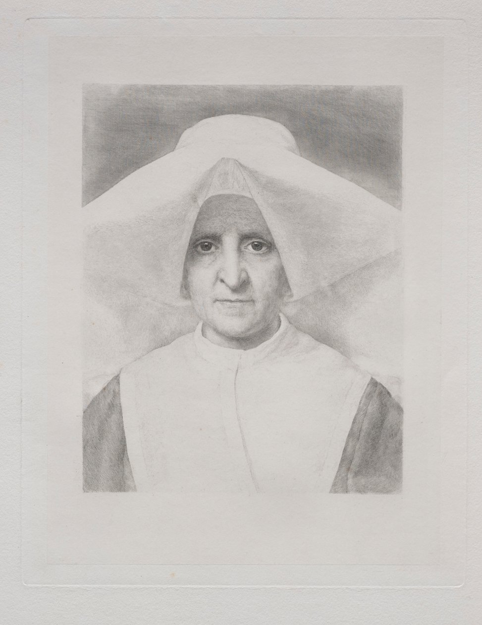 Zuster Rosalie, vooraanzicht door Claude Ferdinand Gaillard
