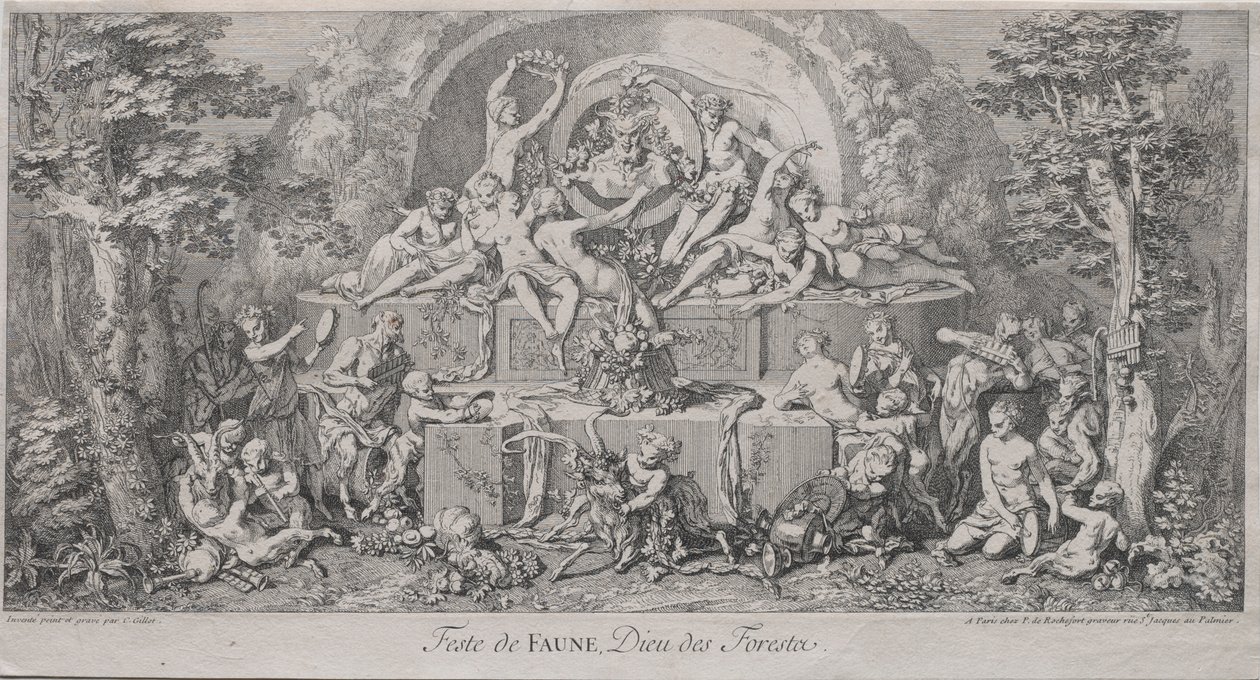 De Vier Festivals: Festival van Faune door Claude Gillot