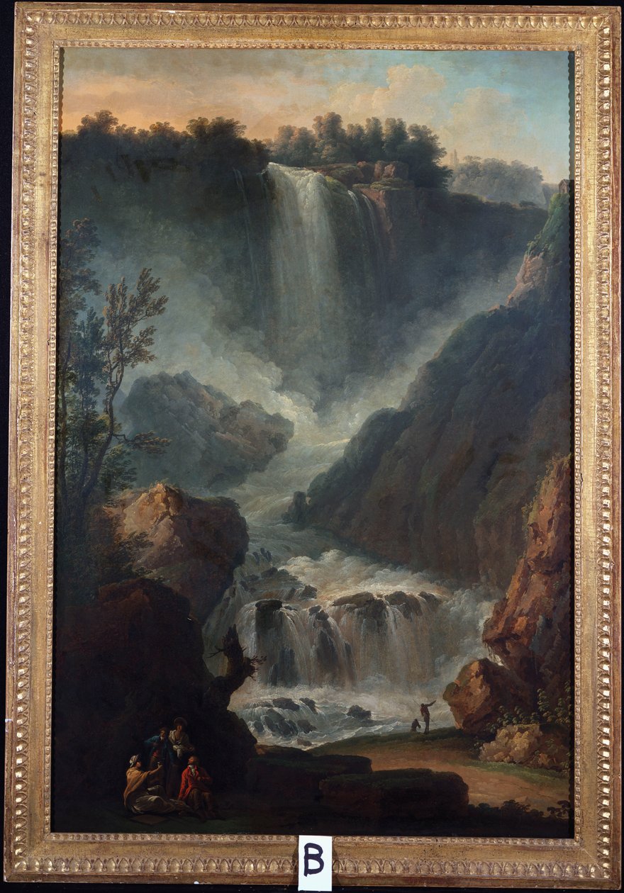 De watervallen van Terni door Claude Joseph Vernet