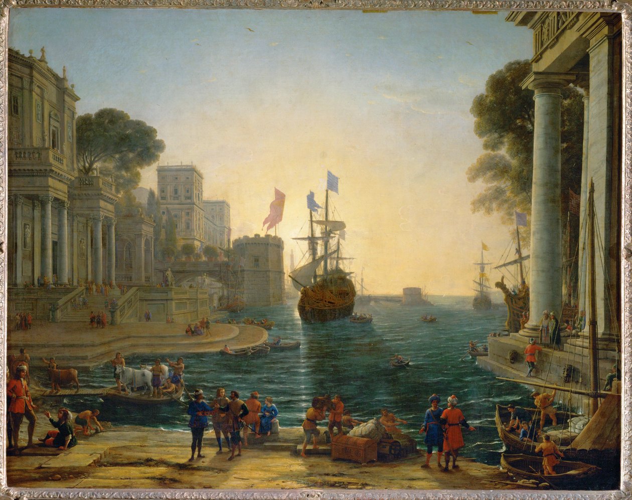 Ulysse remet Chriseis a son père ... door Claude Lorrain (1600-82)