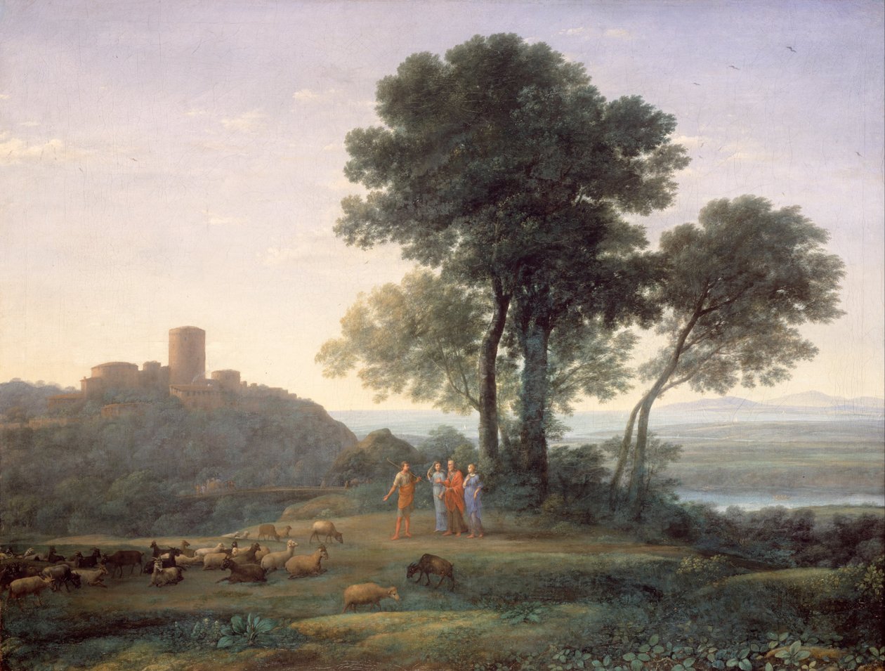 Jacob met Laban en zijn Dochters door Claude Lorrain