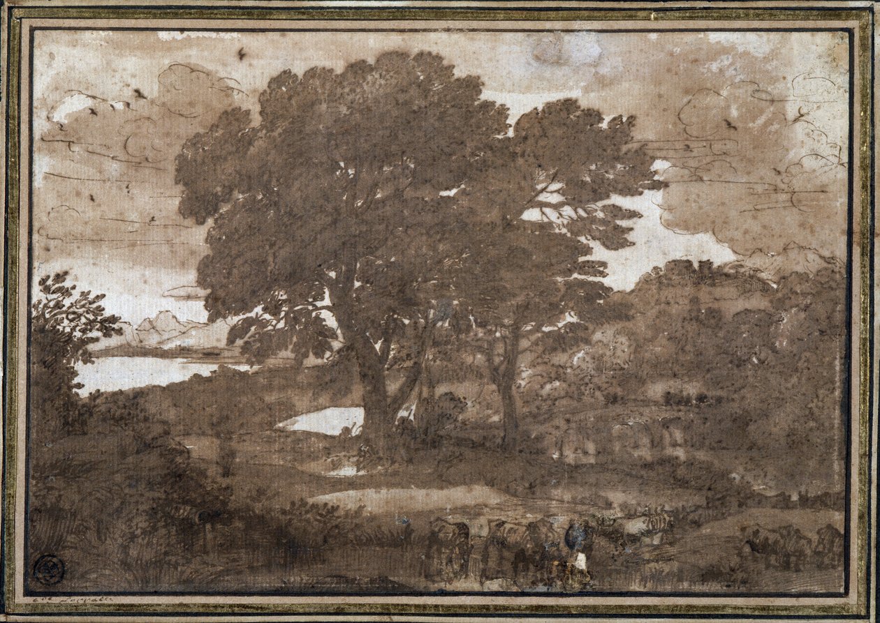 Landschap door Claude Lorrain