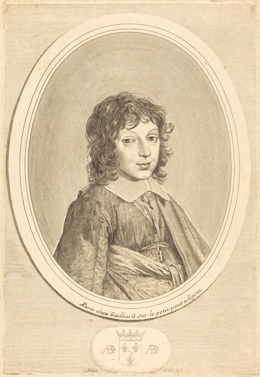 Armand de Bourbon, Prins van Condé door Claude Mellan
