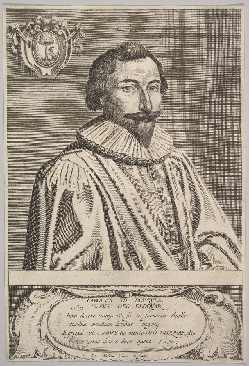 Charles de Bouques door Claude Mellan