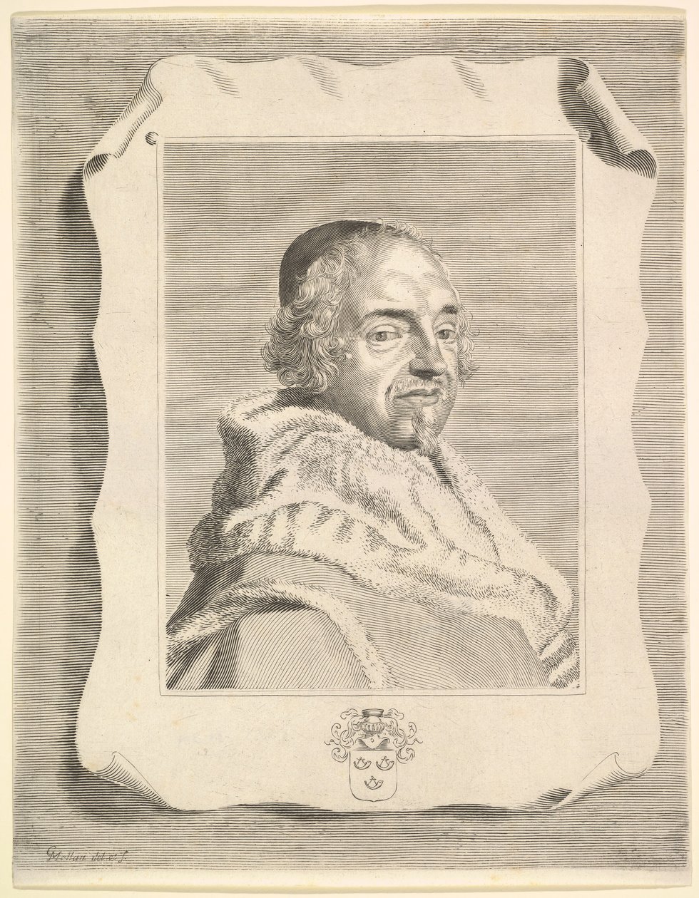 François-Théodore de Nesmond, ca. 1661 door Claude Mellan