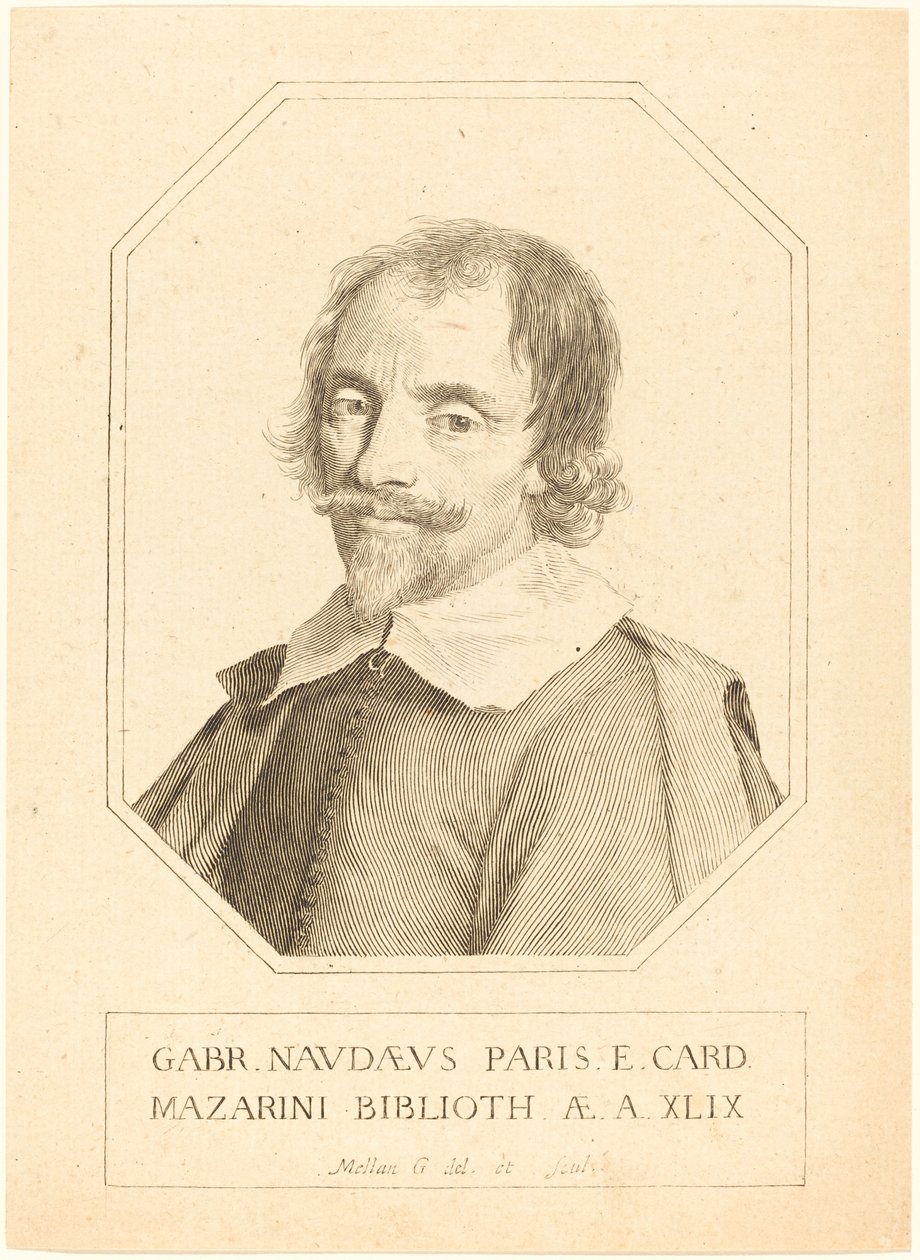 Gabriel Naudé door Claude Mellan