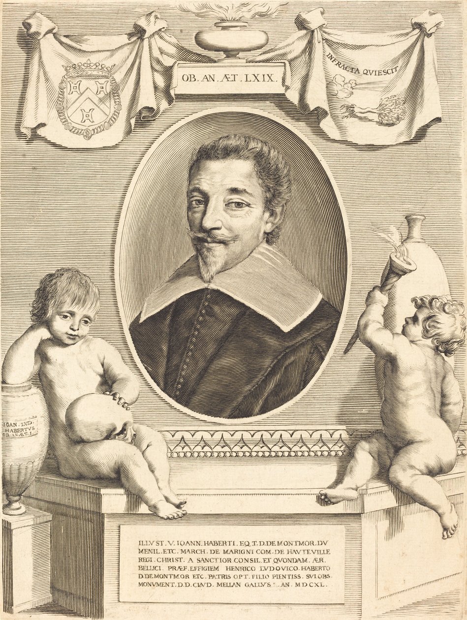 Jean Habert de Monturor door Claude Mellan