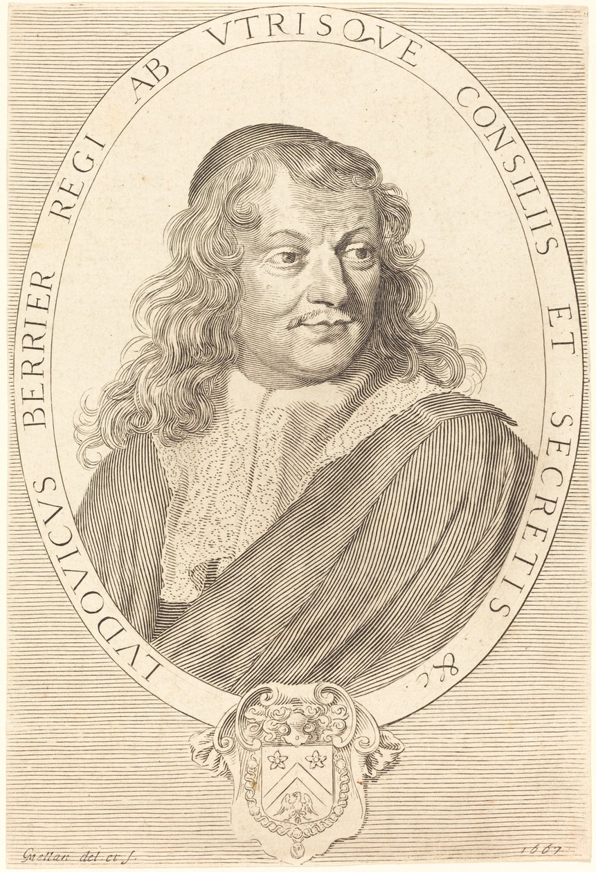 Louis Berryer door Claude Mellan