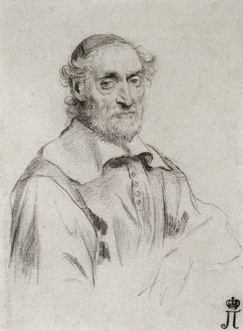 Portret van Nicolas Claude Fabri de Peiresc, astronoom door Claude Mellan