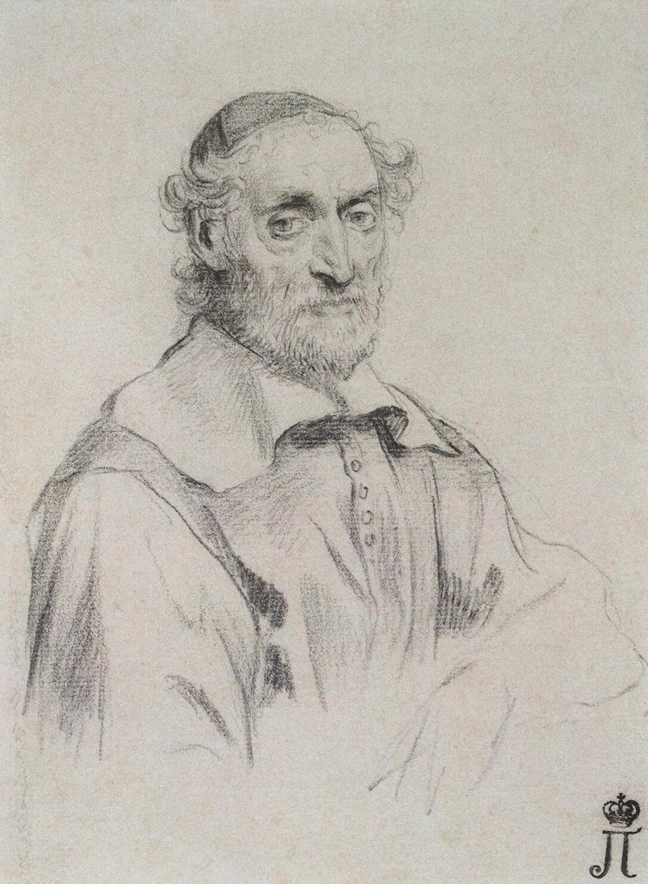 Portret van Nicolas-Claude Fabri de Peiresc 1580-1637, 1636-1637 door Claude Mellan