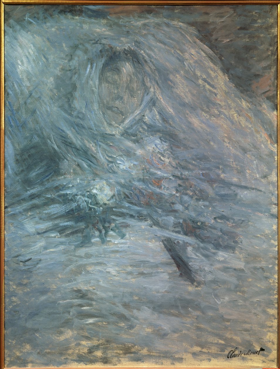 Camille op haar sterfbed door Claude Monet